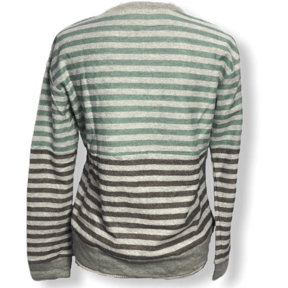 LCT by lucca couture Grey Striped Sweater - Picture 3 of 8